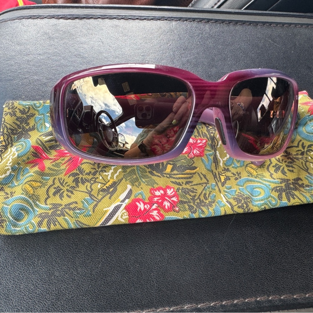 Purple Maui Jim Sunglasses- Blue Water frames